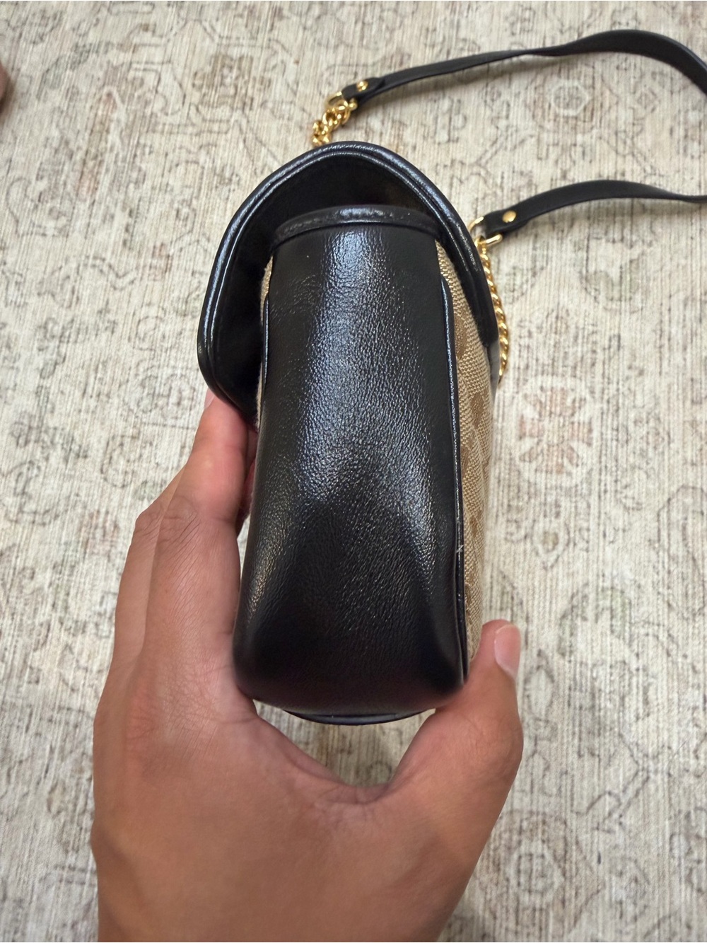 Gucci Beige Brown GG MarmontCanvas - Picture 6 of 12